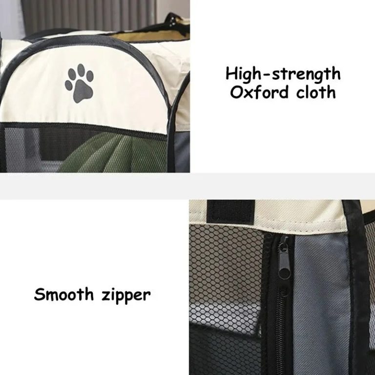 Portable Foldable Pet Tent Kennel Cat Fences-4